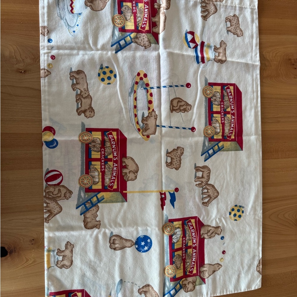 Circus Animal Print pillow case